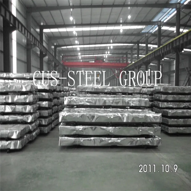 0.15*750/680mm 20PCS/Bundle Nigeria PPGI Corrugated Embossed Steel Roofing Sheet