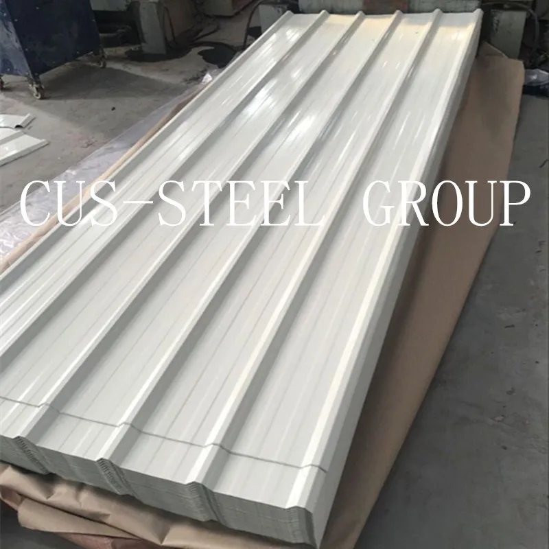 0.15*750/680mm 20PCS/Bundle Nigeria PPGI Corrugated Embossed Steel Roofing Sheet
