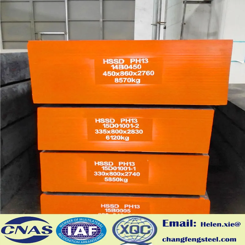 1.2344 H13 SKD61 4Cr5MoSiV1 Hot Forged ESR Hot Work Plastic Tool Steel Block with Hardness