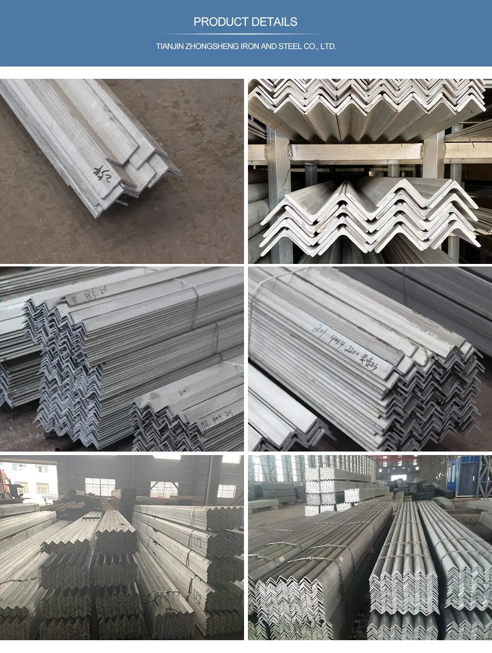 304/316 Stainless Steel Angle for Construction