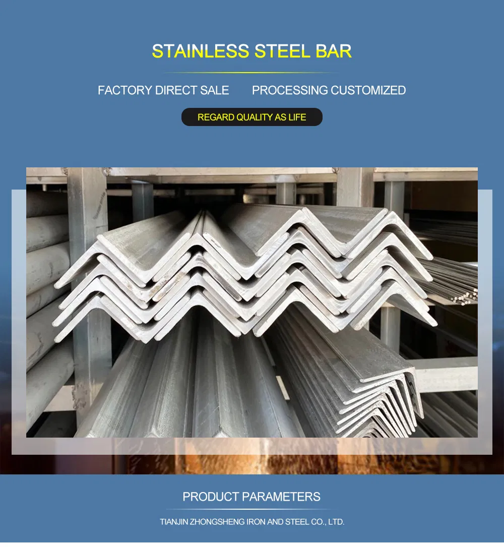 304/316 Stainless Steel Angle for Construction