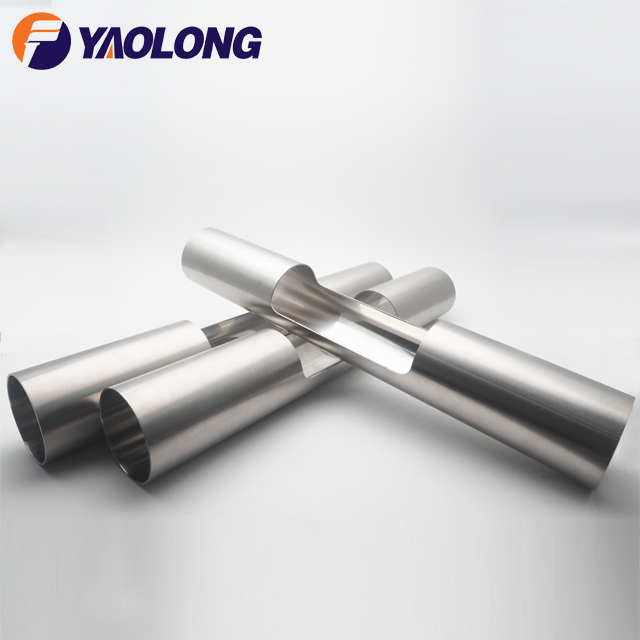 304L 316L Stainless Steel Sanitary Round Pipe with Inside Welded Beam Removed