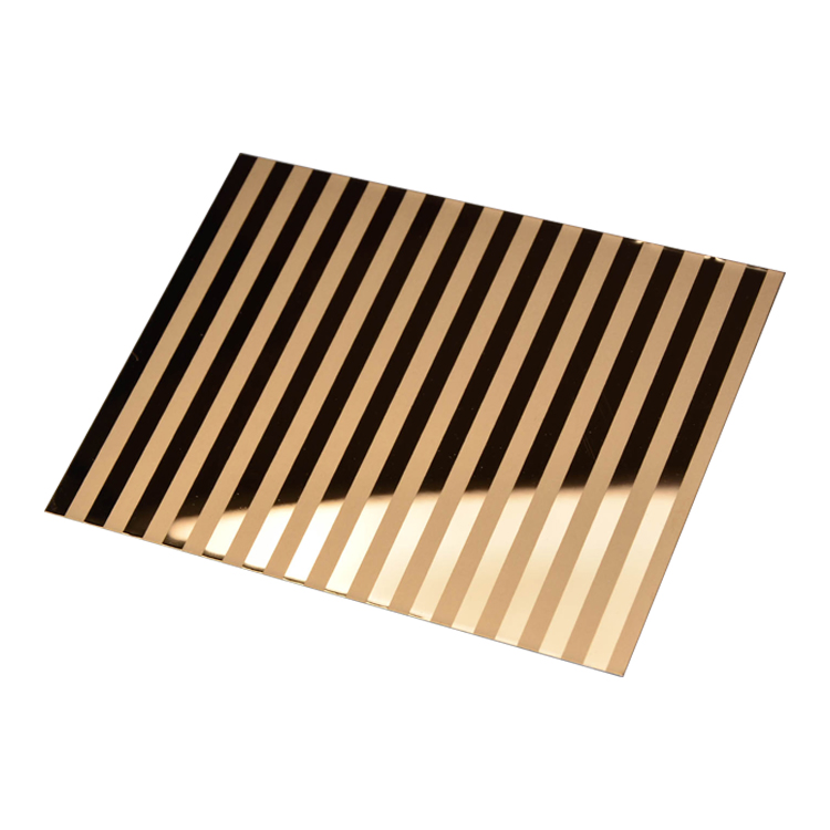 316 304 Factory Price Stainless Steel Sheets with Color Mirror Etched