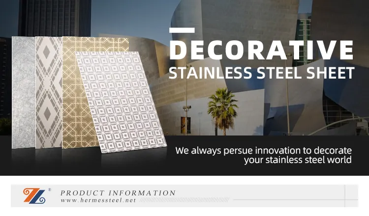 316 304 Factory Price Stainless Steel Sheets with Color Mirror Etched