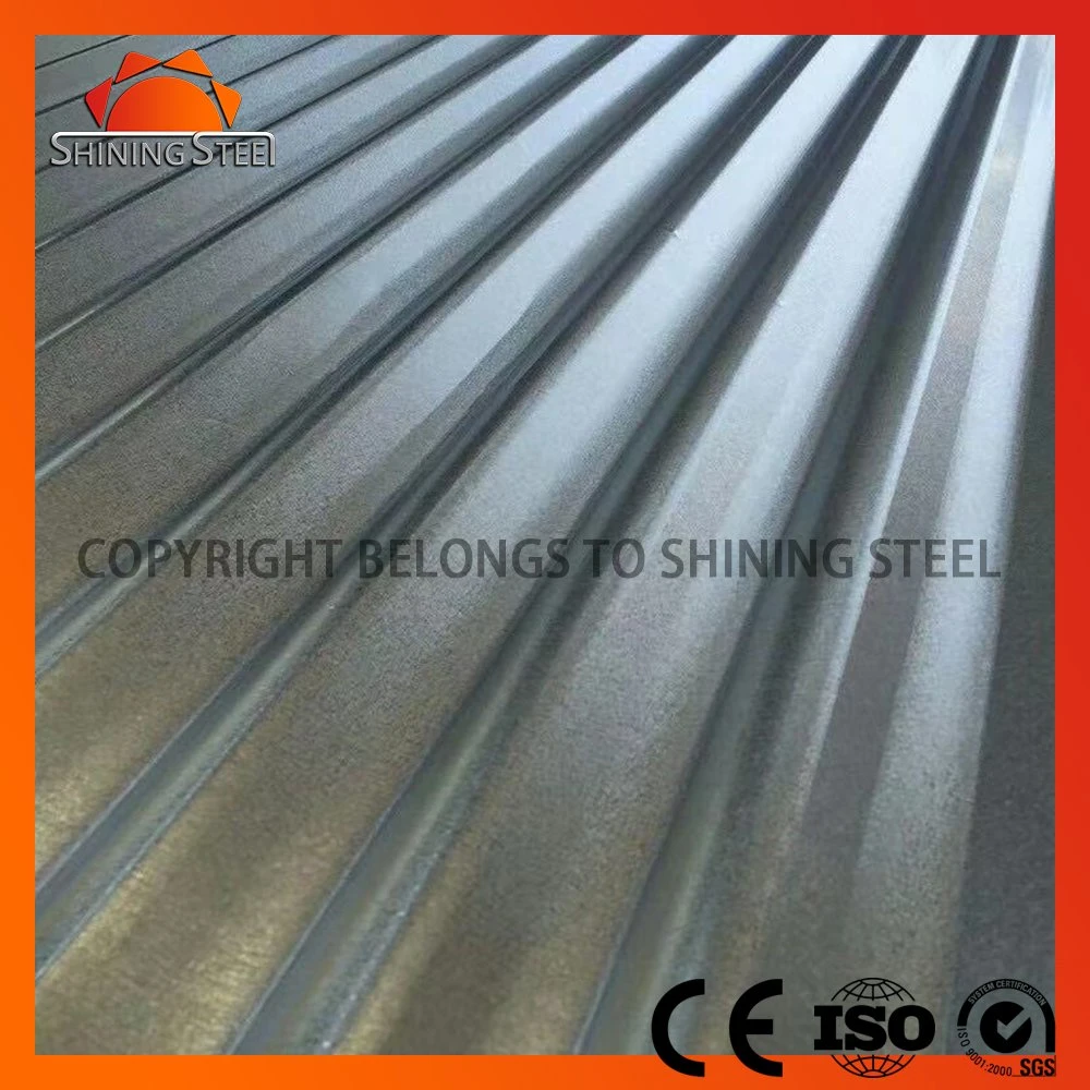 55%Al Az150g Anti-Finger Print 851mm Hot Dipped Corrugated Zincalume Roofing Sheet