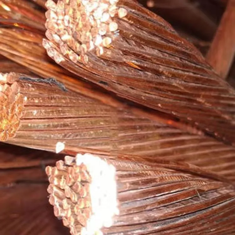 99.99% Copper Wire Scrap Copper Cable for Air Condition Metal Plate Made in China