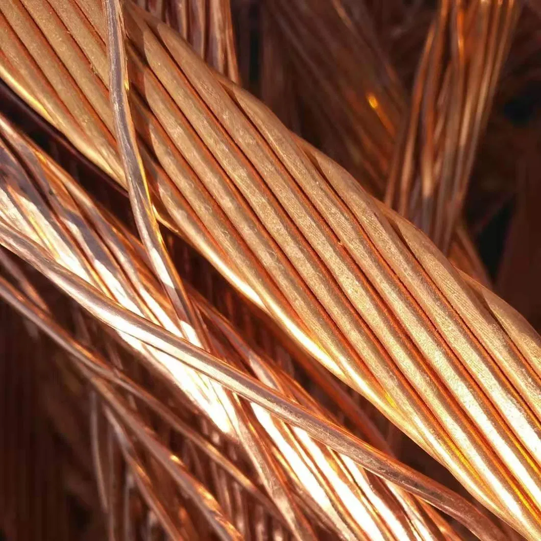 99.99% Copper Wire Scrap Copper Cable for Air Condition Metal Plate Made in China