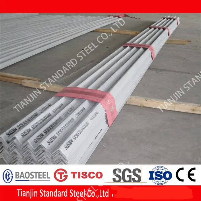 AISI 304 Stainless Steel Angle Bar (100 X 10 mm)