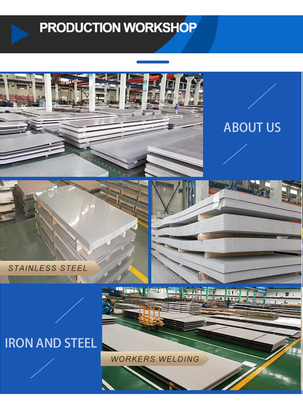 AISI Stainless Steel Sheet 2b Ba No. 4 Hl Surface Hot Sale