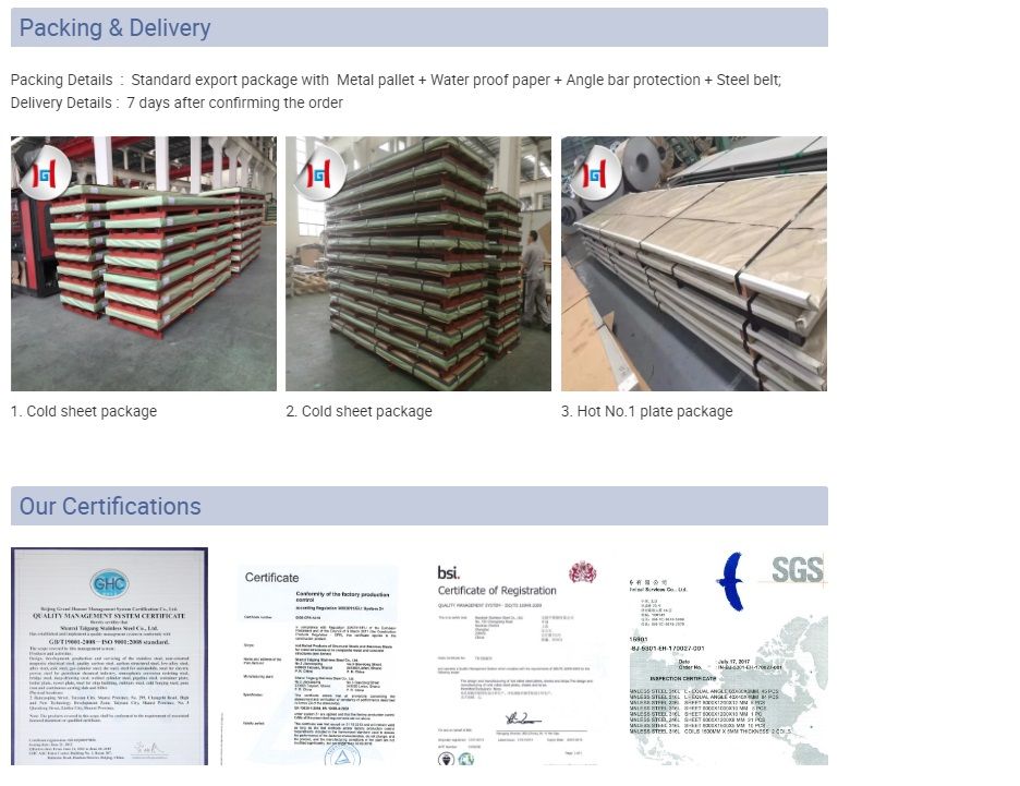 AISI430 Cold Hot Rolled Stainless Steel Sheet Plate