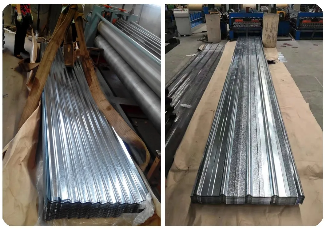 Anti Finger Corrugated Wave Type Galvalume Steel Roofing Sheet