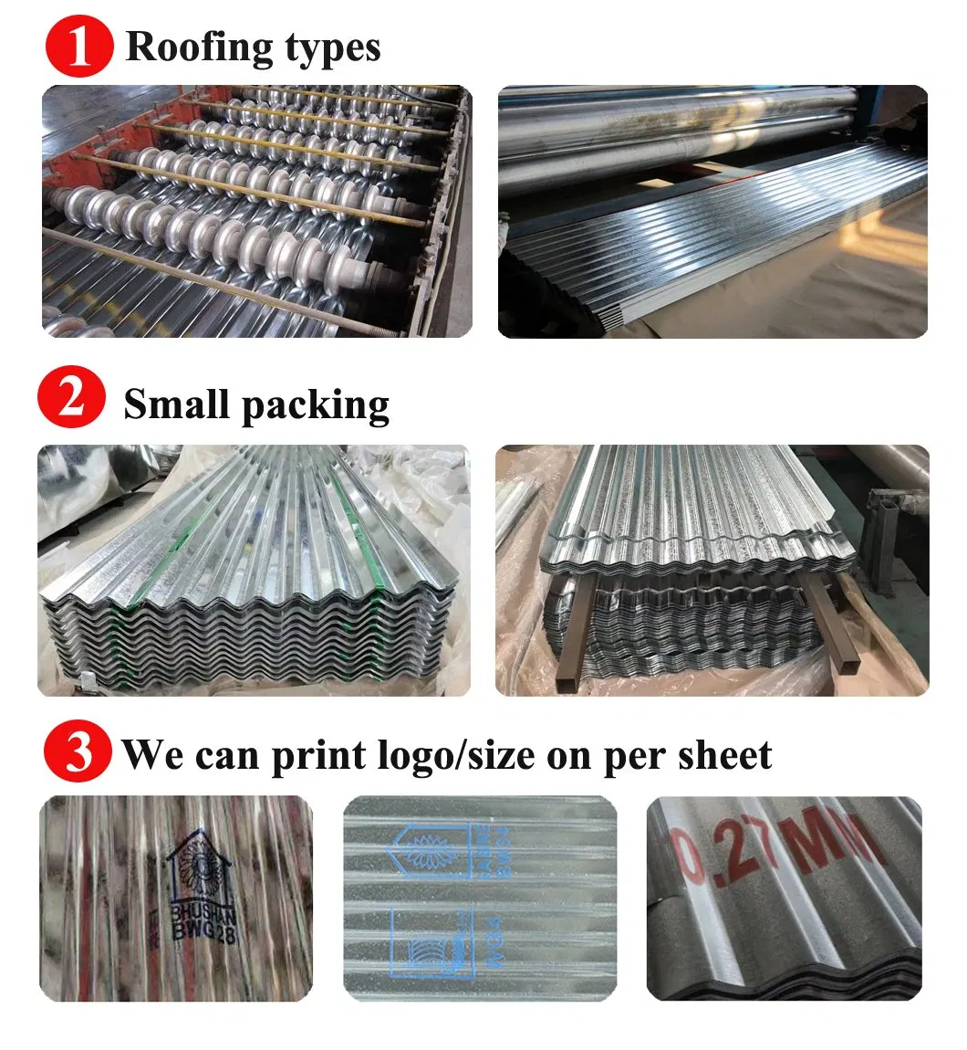 Anti Finger Corrugated Wave Type Galvalume Steel Roofing Sheet