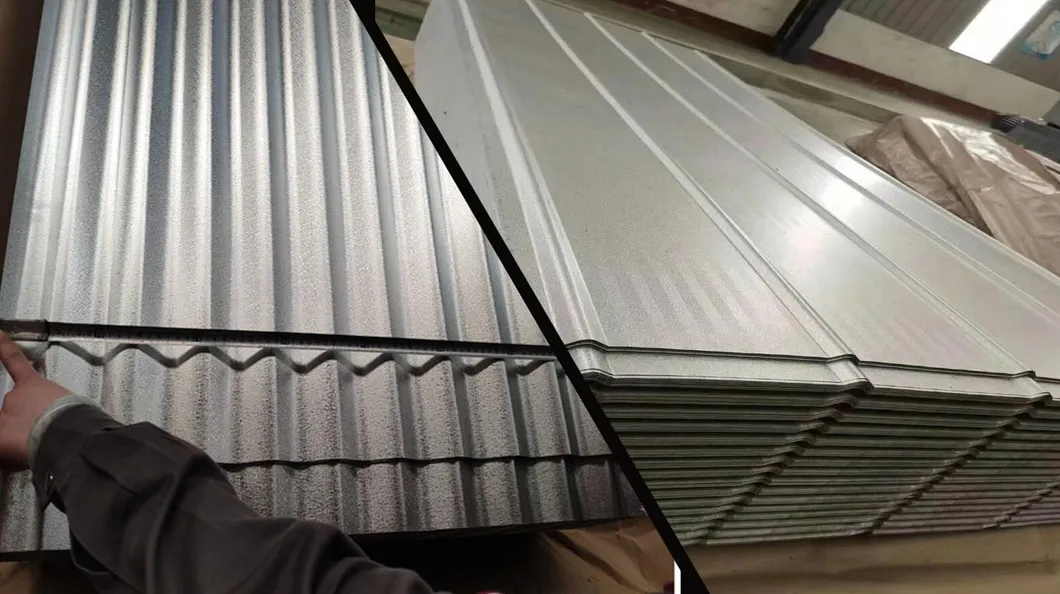 Anti Finger Print 0.8mm Thickness Corrugated Roofing Sheet Galvalume