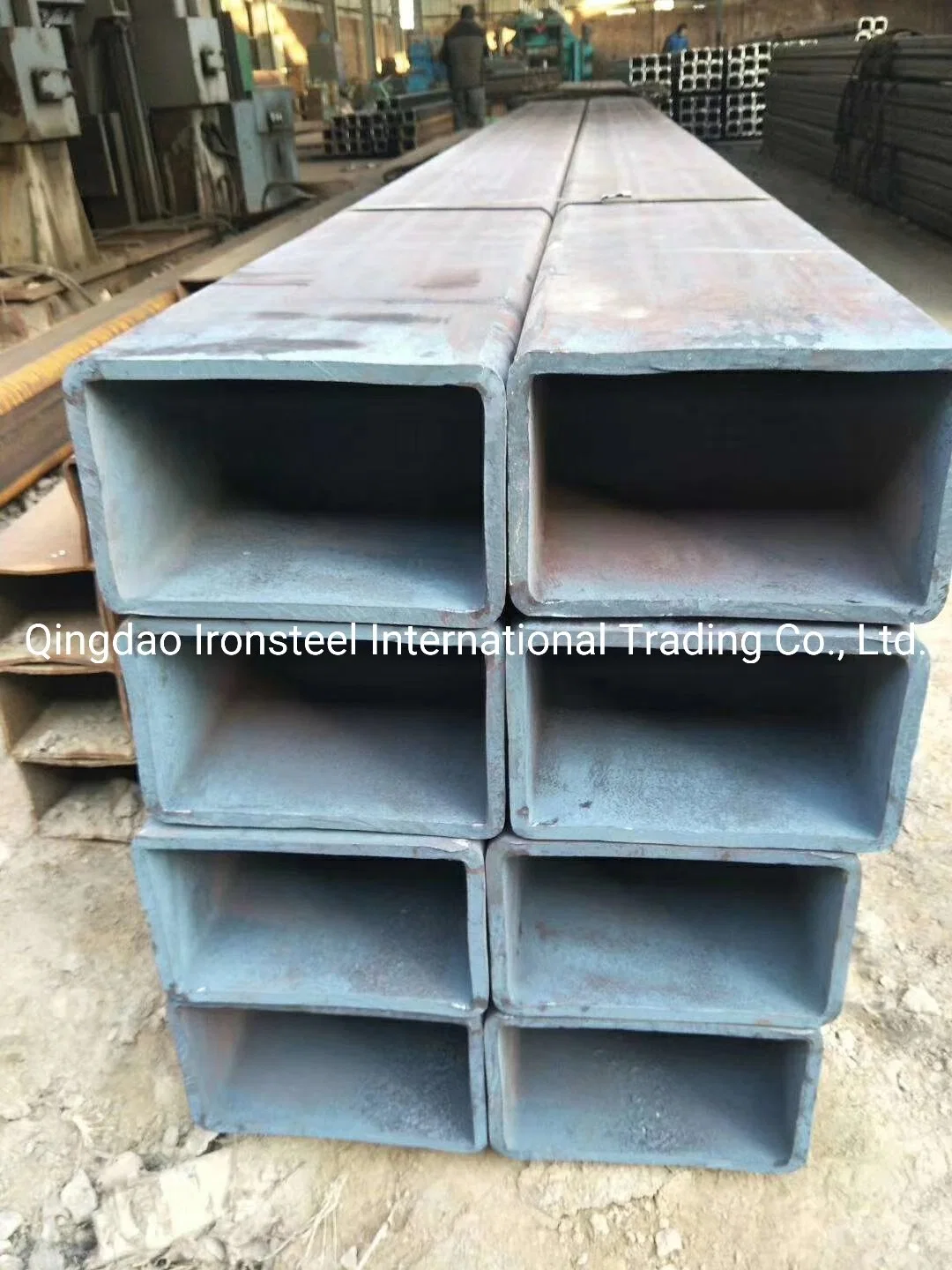 ASTM A500 400mmx200mm Rectangle Seamless Steel Pipe Hollow Section