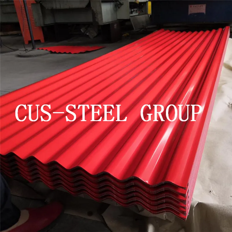 Benin Cheap 12 Gauge Green Color Galvanized Corrugated Roofing Sheet