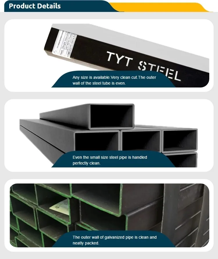 Black Steel Pipe, Length 6m, 12m as Customer′s Require