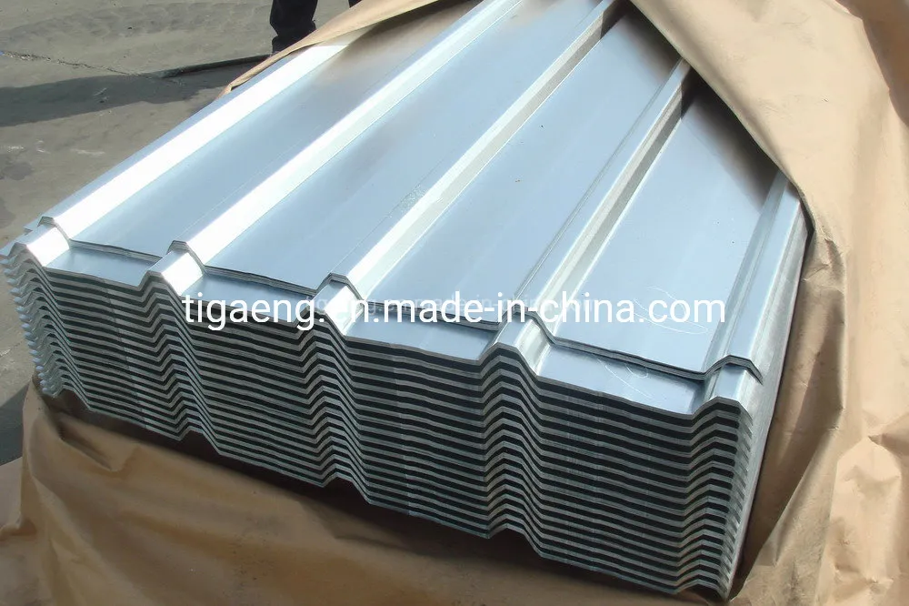 Box Profile Colorful Aluzinc Galvanized Metal Roofing Sheet for Building Material