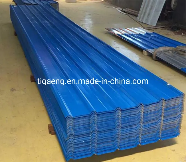 Box Profile Colorful Aluzinc Galvanized Metal Roofing Sheet for Building Material