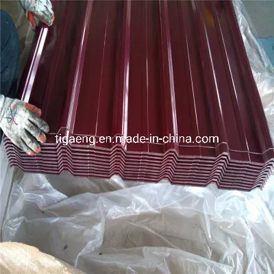 Box Profile Colorful Aluzinc Galvanized Metal Roofing Sheet for Building Material