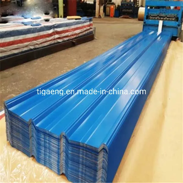 Box Profile Colorful Aluzinc Galvanized Metal Roofing Sheet for Building Material