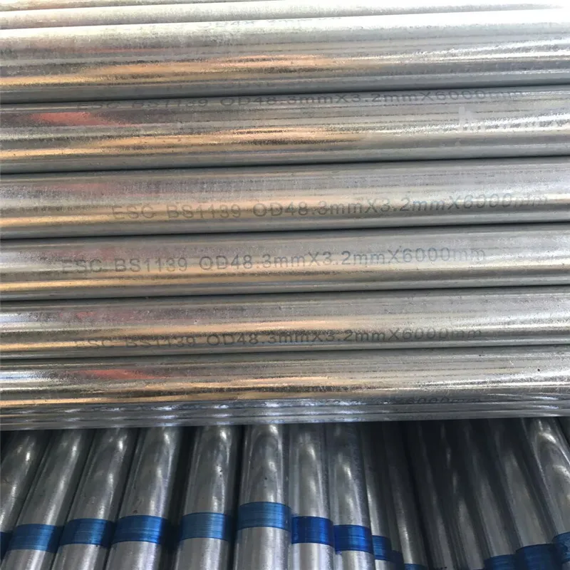 BS1139 En39 Galvanized Round Hollow Section Scaffolding Tube