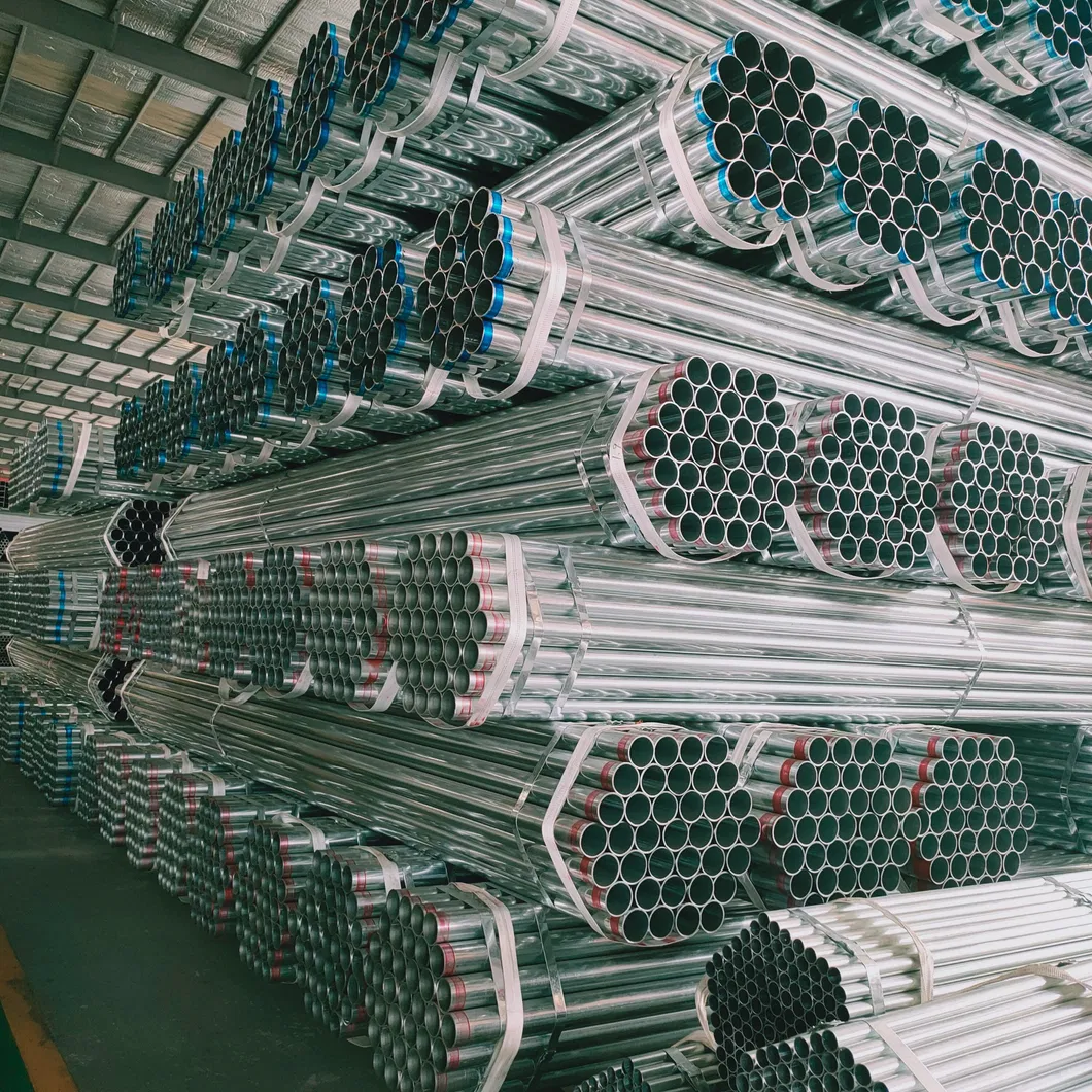 BS1387 ASTM A53 Hot DIP Galvanized/Carbon/Stainless Steel/Alloy Pipe Tube