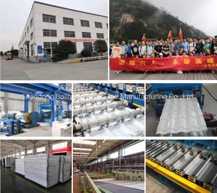 Building Material Bwg34 PPGI Color Coated Prepainted Steel Metal Roof Sheet Price 20 Gauge Gi Galvanized Corrugated Sheet Roofing Sheet