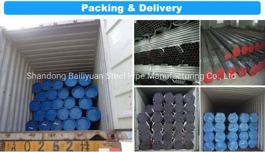 Building Material Q195 Galvanized Steel Pipe Zinc Coated Seamless Steel Tube