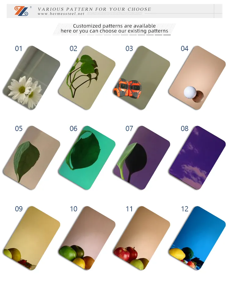 Building Materials 201 304 PVD Colored Stainless Steel From China Facotry