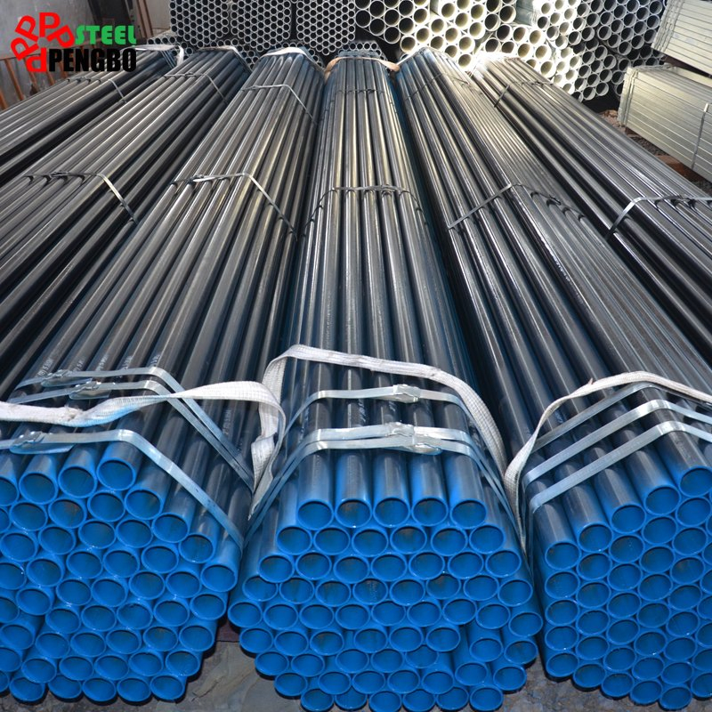 Cheap Price ASTM A53 A35 Q235 ERW Black Carbon Steel Pipe