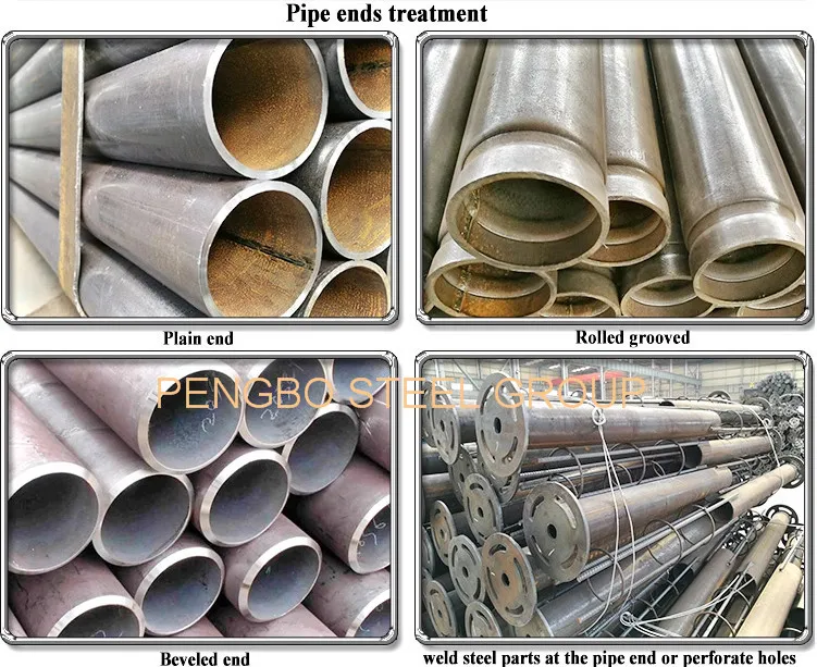Cheap Price ASTM A53 A35 Q235 ERW Black Carbon Steel Pipe