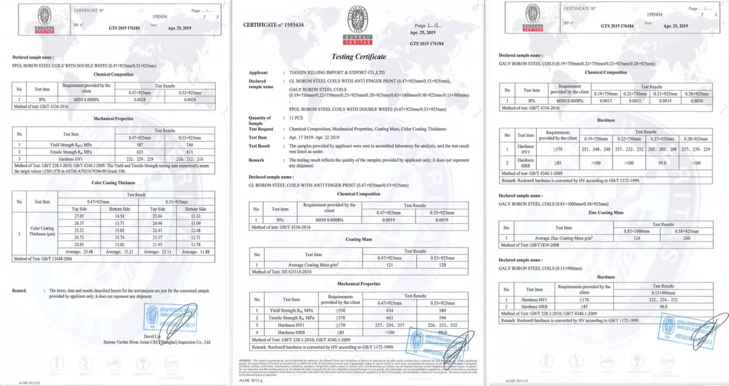 China Factory Price Standard Galvanized Iron Coil Steel