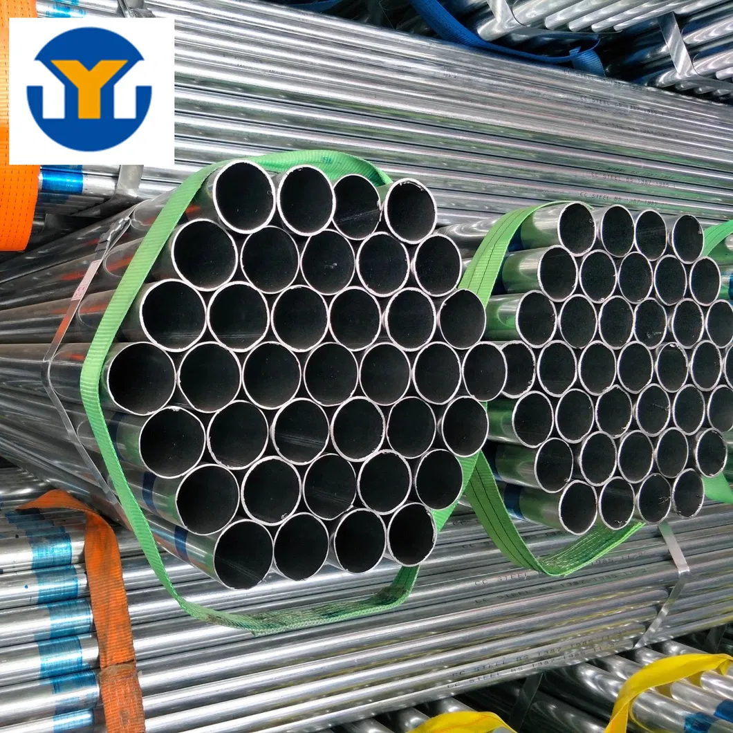 Chinese Supplier Standard Size BS 1387 Galvanized Iron Steel Gi Pipe