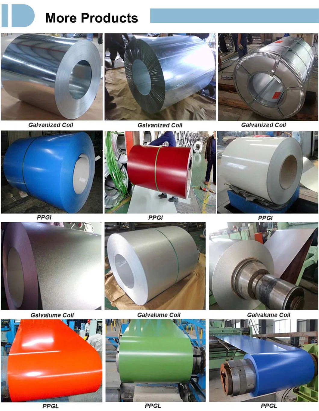 Color Coated Galvanized PPGI Steel Coil From China Factory