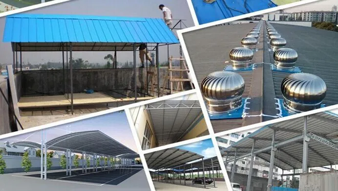 Color Corrugated Steel PPGI Prepainted Z30 15-20um Color Corrugated Steel Roofing Sheet Buiding Material