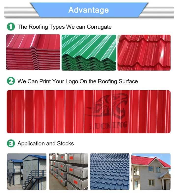 Colour Coated Prepainted ASTM-A653 Metal Roofing Steel Sheet