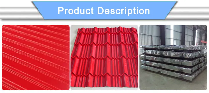 Colour Coated Prepainted ASTM-A653 Metal Roofing Steel Sheet