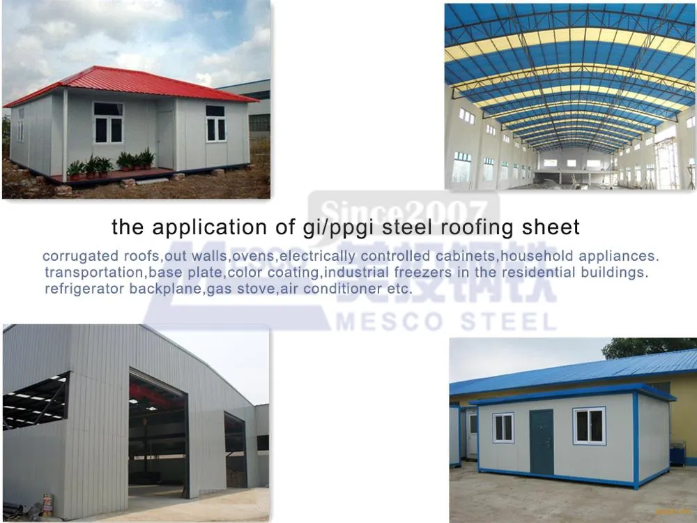 Competitive China Galvanized Steel Roofing Sheet Z20-Z275