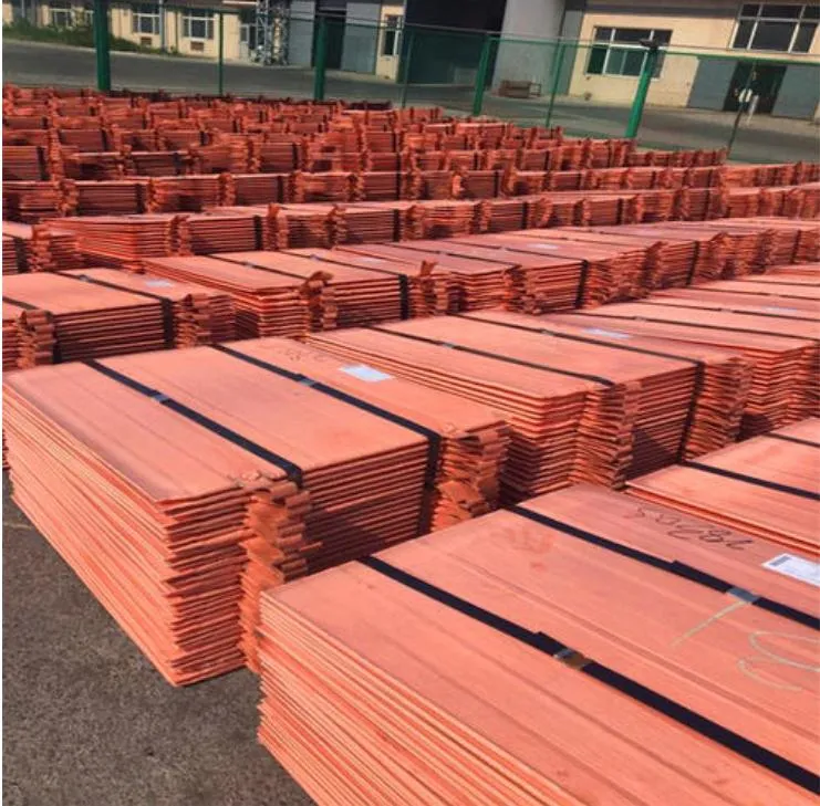 Copper Cathode, Electrolytic Copper Cathode, 99% Copper Cathode