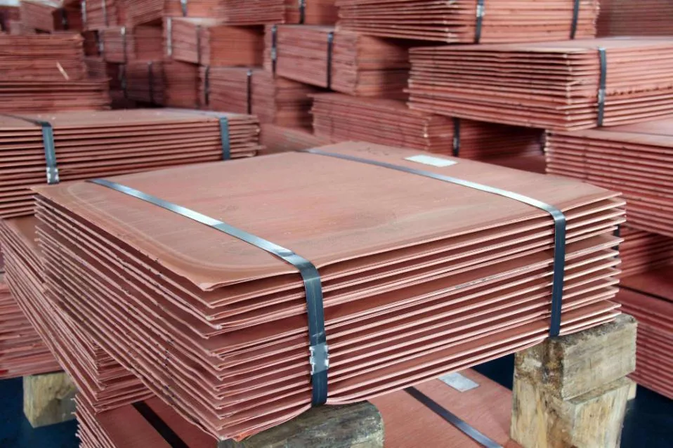 Copper Cathode, Electrolytic Copper Cathode, 99% Copper Cathode