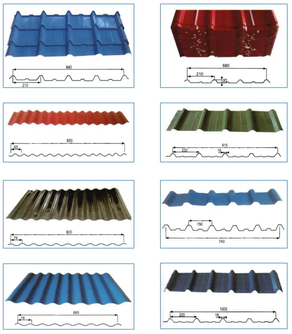 Corrugated Metal Roofing Sheets 0t G300