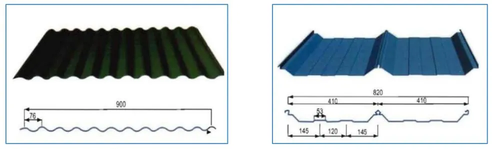 Corrugated PPGI Steel Roofing Sheet 0t