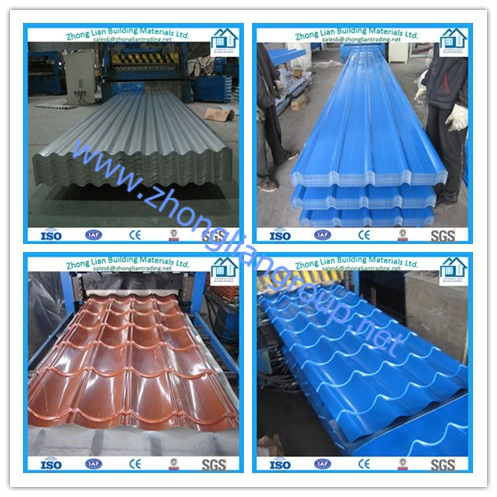 Corrugated Roofing Sheet (ZL- CRF ) Galvanized Pre-Painted