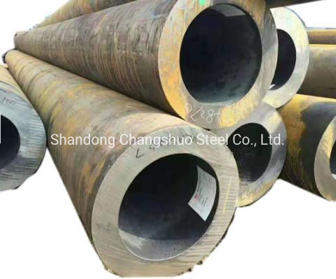 CS Steel Seamless Pipes Sch40 ASTM A106 Low Price Large Diameter Thick Wall Black Carbon Seamless Steel