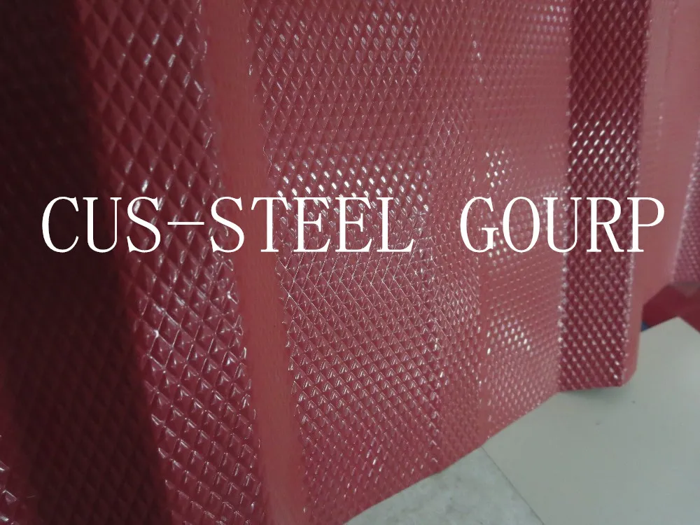 Diamond Pressed/Checker Plate/Diamond Embossed Roll for Corrugated Roofing