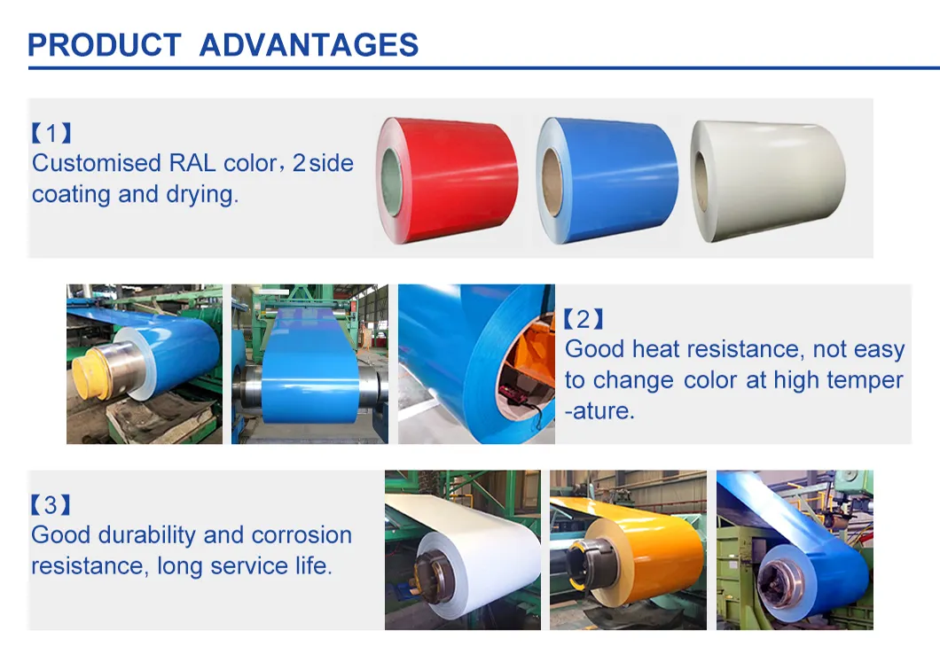 Different Colors Hot DIP Galvanized Steel PPGI Seel Coil