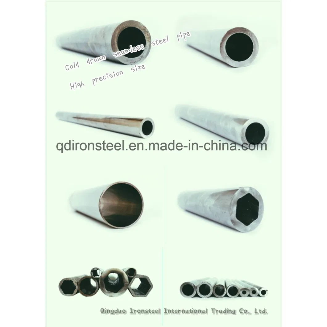 DIN2391 St52 Precise Cold Drawn Seamless Steel Pipe Steel Tube with Tolerance +/-0.1mm