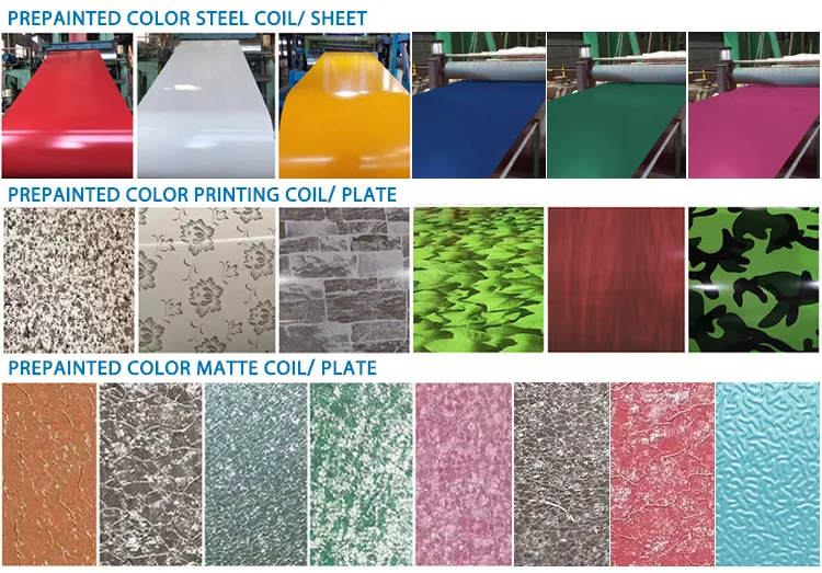 Dx51d 0.5mm*1250 Prepainted Galvanized Steel Coil PPGI Roofing Material
