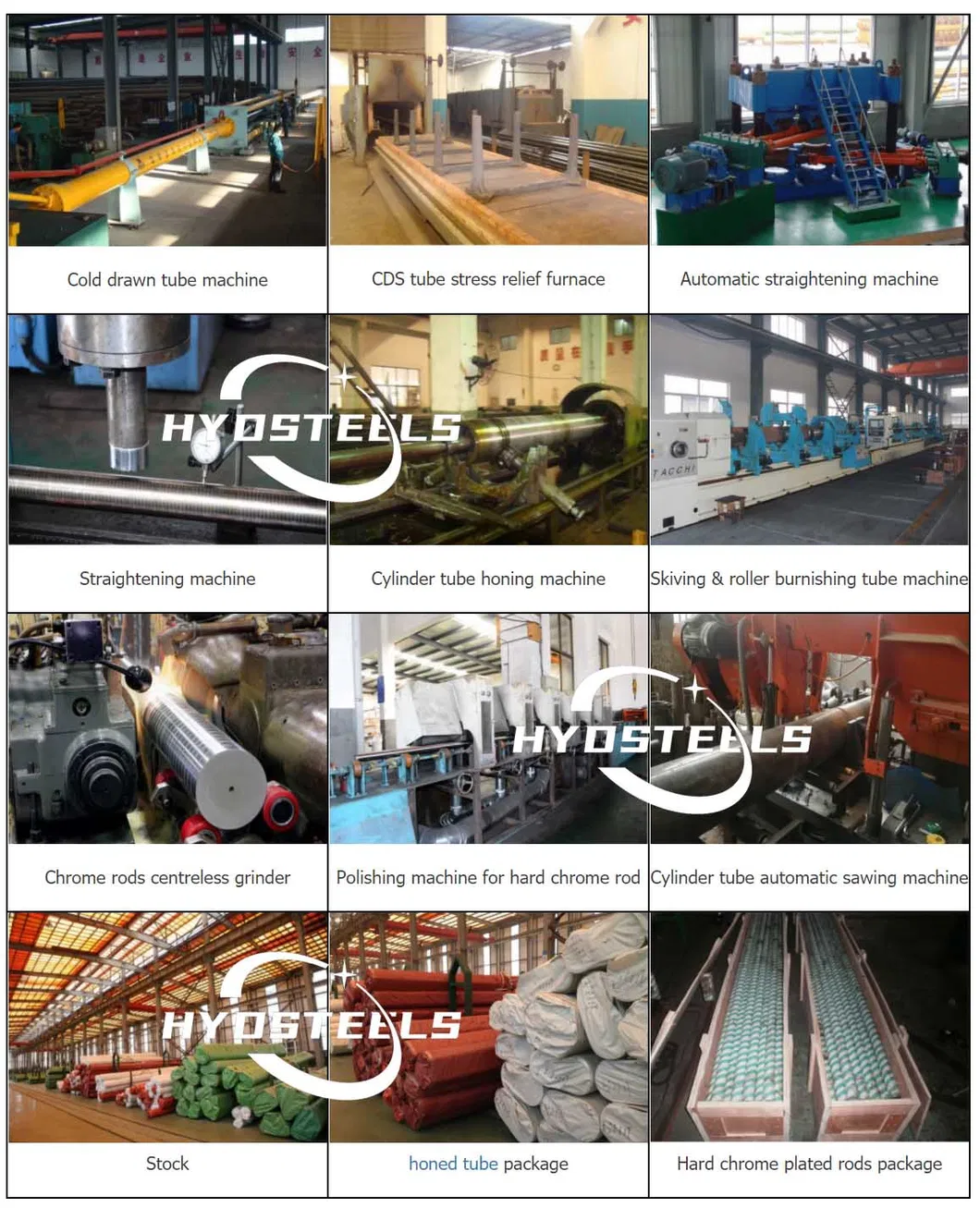 En10305 E355 Cold Drawn Seamless Hydraulic Cylinder Honed Tube
