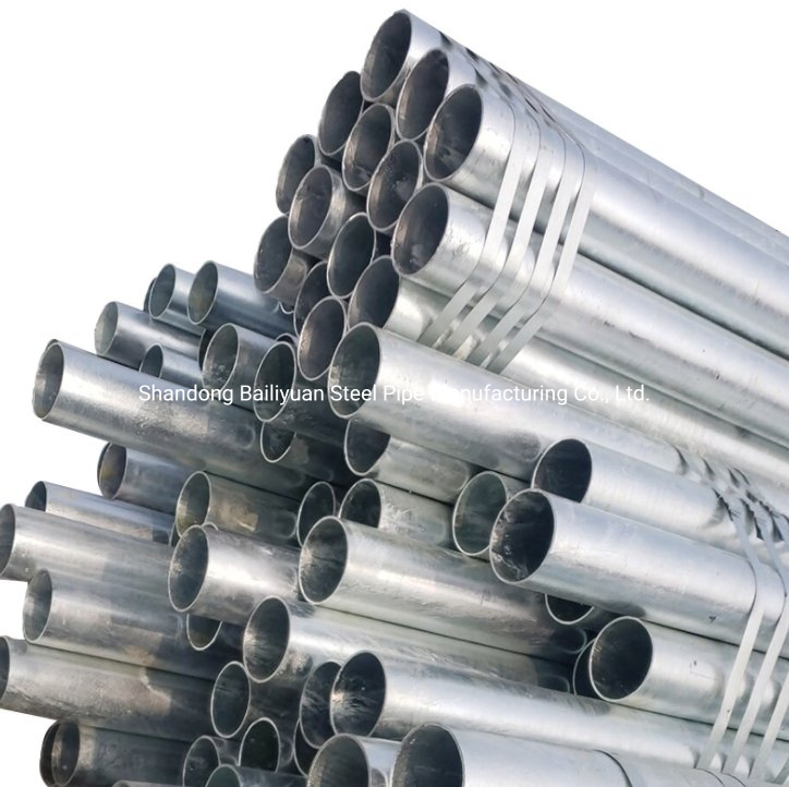 ERW/Galvanized/ASTM/Round/Thread/Grooved/Painted/Pre Galvanized Steel Pipe